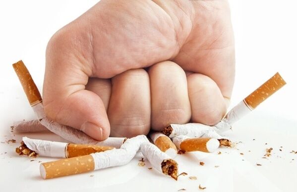 Deixar de fumar, despois de que se producen cambios no corpo