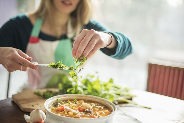 Preparación de alimentos útiles cunha forte negativa de fumar
